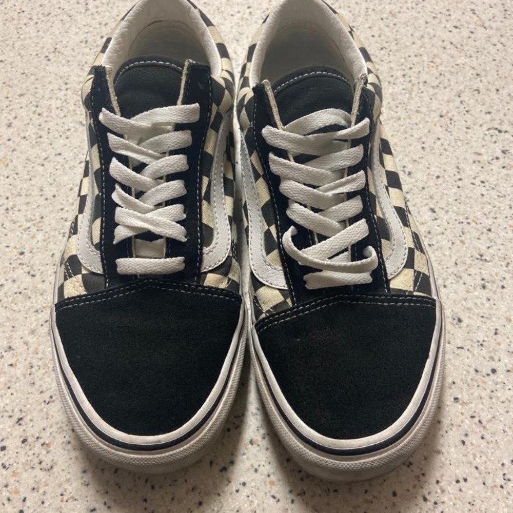 Checkered Vans Old Skool